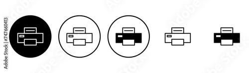 Print icon set. printer icon vector.