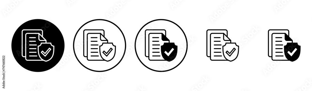 Insurance icon set. insurance symbol vector Insurance icon set. insurance symbol vector