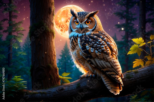 Winged Wisdom: Charming Owls in Their Natural Environment