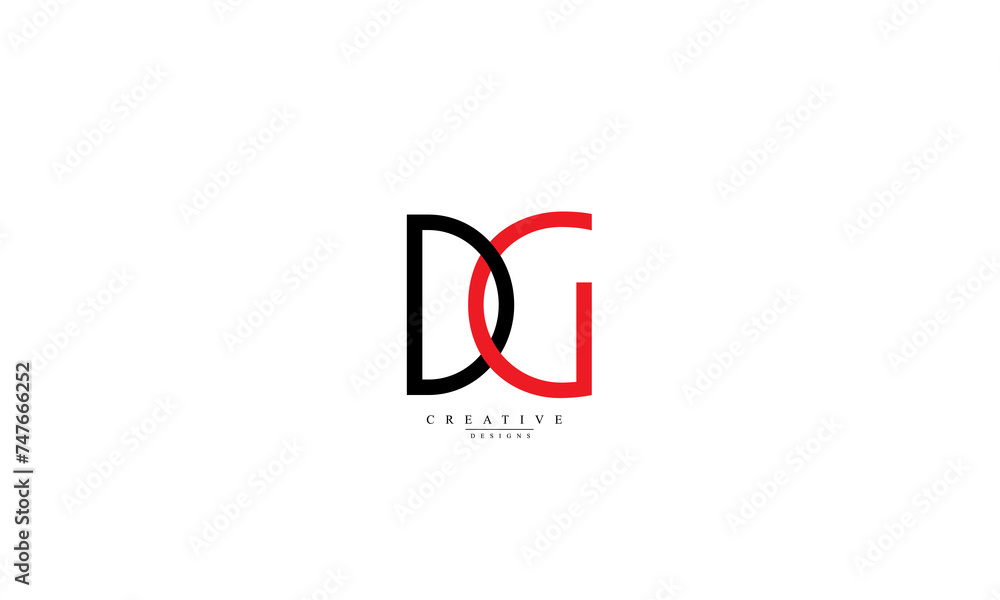 Alphabet letters Initials Monogram logo DG GD D G Alphabet letters Initials Monogram logo DG GD D G