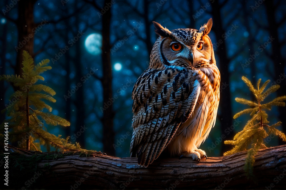 Winged Wisdom: Charming Owls in Their Natural Environment Winged Wisdom: Charming Owls in Their Natural Environment