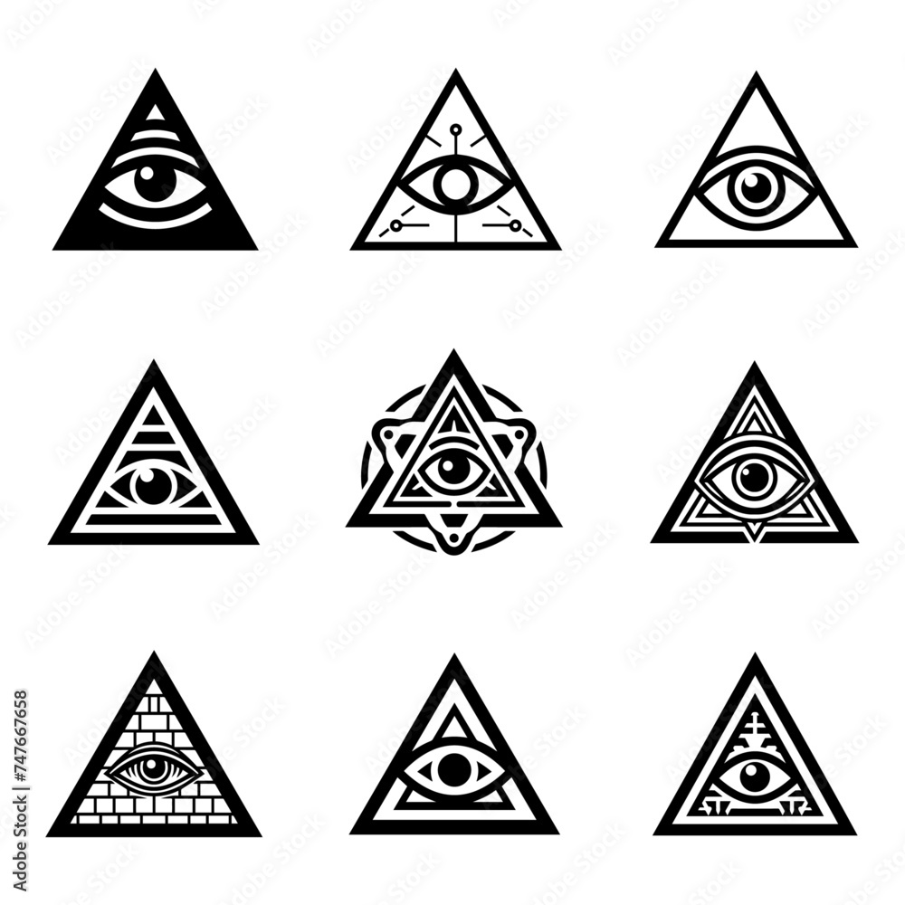 Illuminati, eye, triangle, pyramid, conspiracy Illuminati, eye, triangle, pyramid, conspiracy
