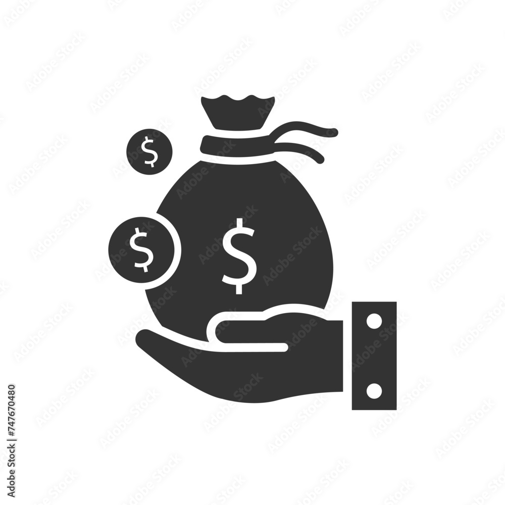 Salary icon vector design templates simple and modern Salary icon vector design templates simple and modern