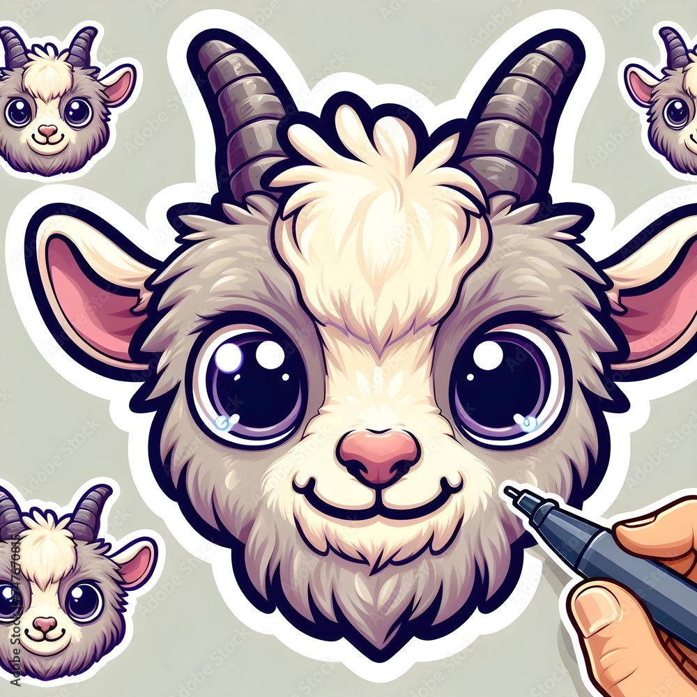 Fototapeta premium Samson the Baby Goat