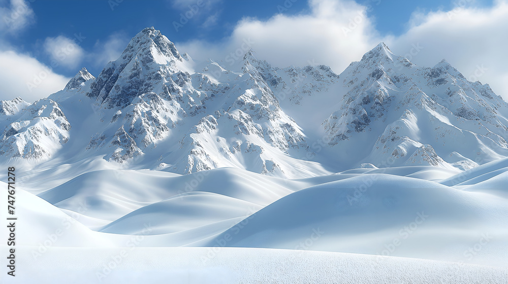 Ice Covered Mountains Ice Covered Mountains