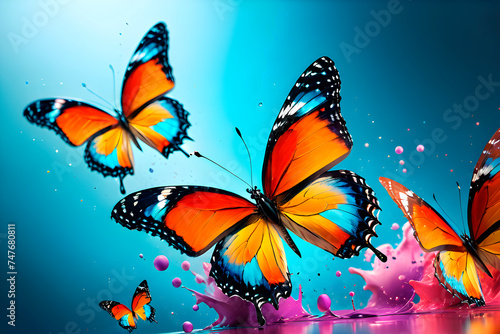 Colorful butterflies   © zhichao
