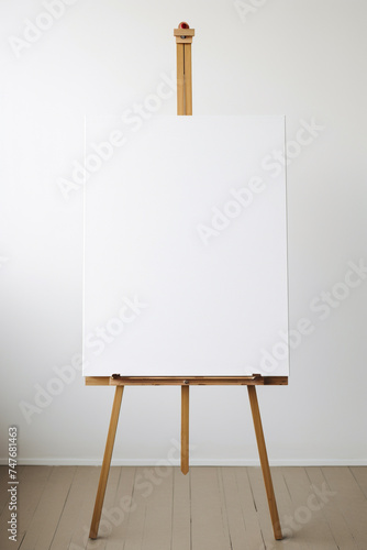 A blank canvas waiting to be filled with creativity photo