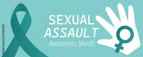 Banner for Sexual Assault Awareness Month
