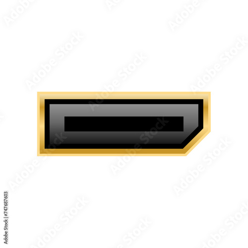 シンプルなイラスト_黒いDisplay メス_差込口（ポート）