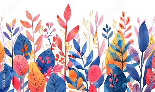 autumn leaves background,Generative AI