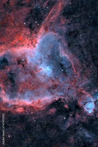 Heart nebula in Cassiopeia