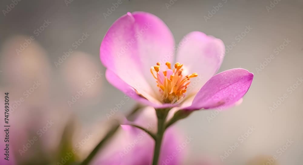 Abstract Lilac Bloom: Beautiful Botanical Symbol Abstract Lilac Bloom: Beautiful Botanical Symbol