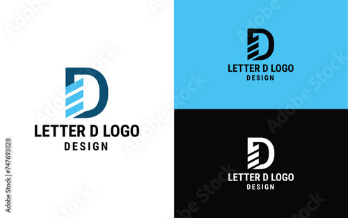 letter d logo real estate logo design, abstract building construction d logo