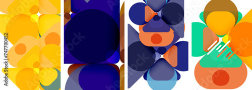 Geometric elements abstract backgrounds for wallpaper, business card, cover, poster, banner, brochure, header, website