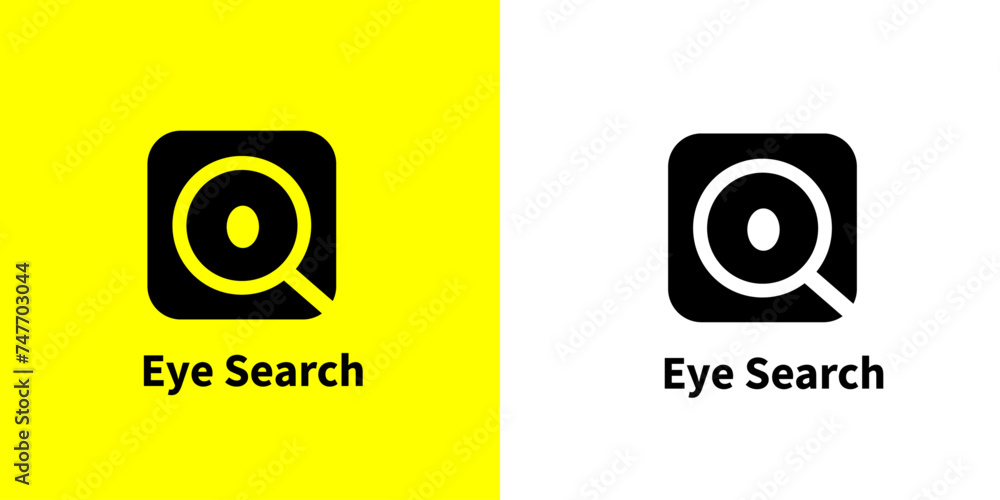 Eye Finder Loop Search Logo Eye Finder Loop Search Logo