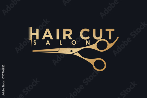 hair cut element design with beauty salon