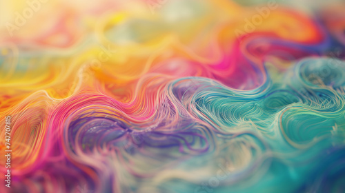 Abstract colorful doodle art background