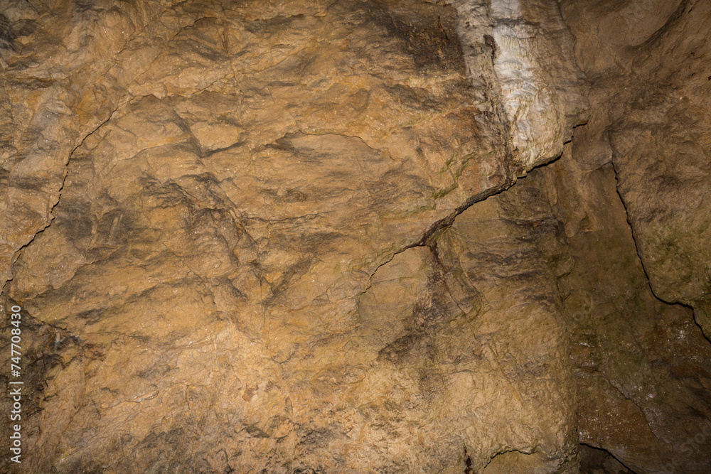 Obraz premium Speleology. The Bacho Kiro cave, Dryanovo, Bulgaria.