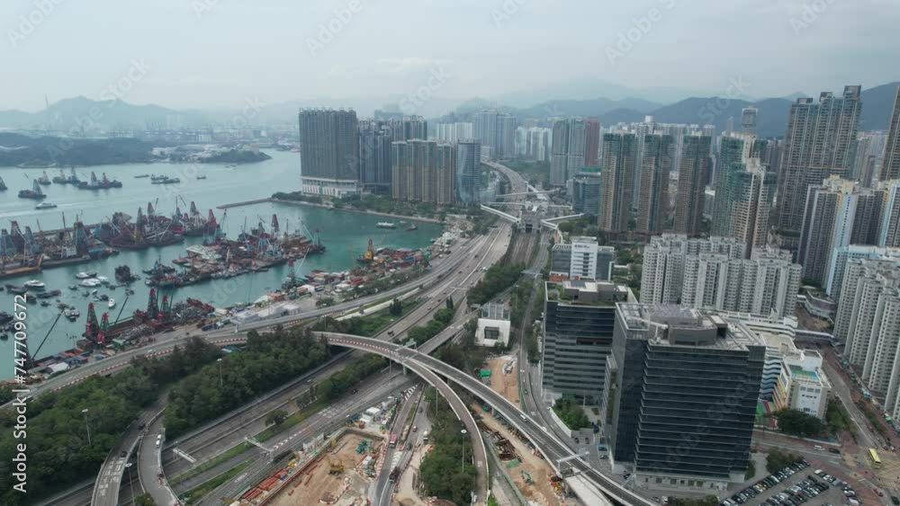 Central Kowloon Route in constructing flyovers and underground