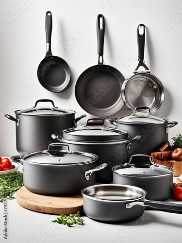 cooking pots and pans