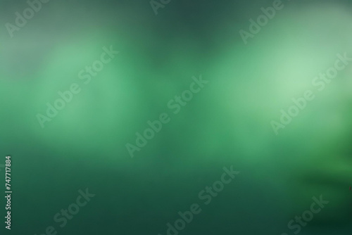 Abstract gradient smooth Blurred Smoke Dark Green background image © possawat