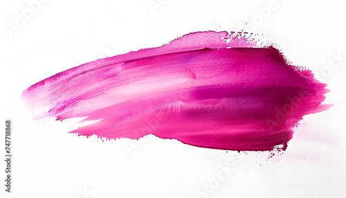 colorful Fuchsia red watercolor stains photo