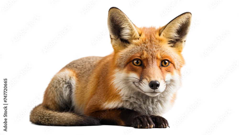 Fox isolated on transparent background Fox isolated on transparent background
