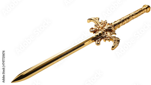 Sword isolated on transparent background