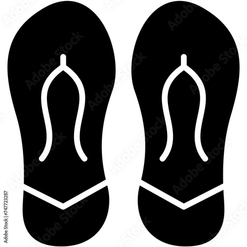 flips flop vector icon design for web and business