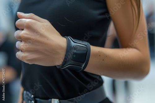 Wearable Health Trackers monitoring vital signs on the go