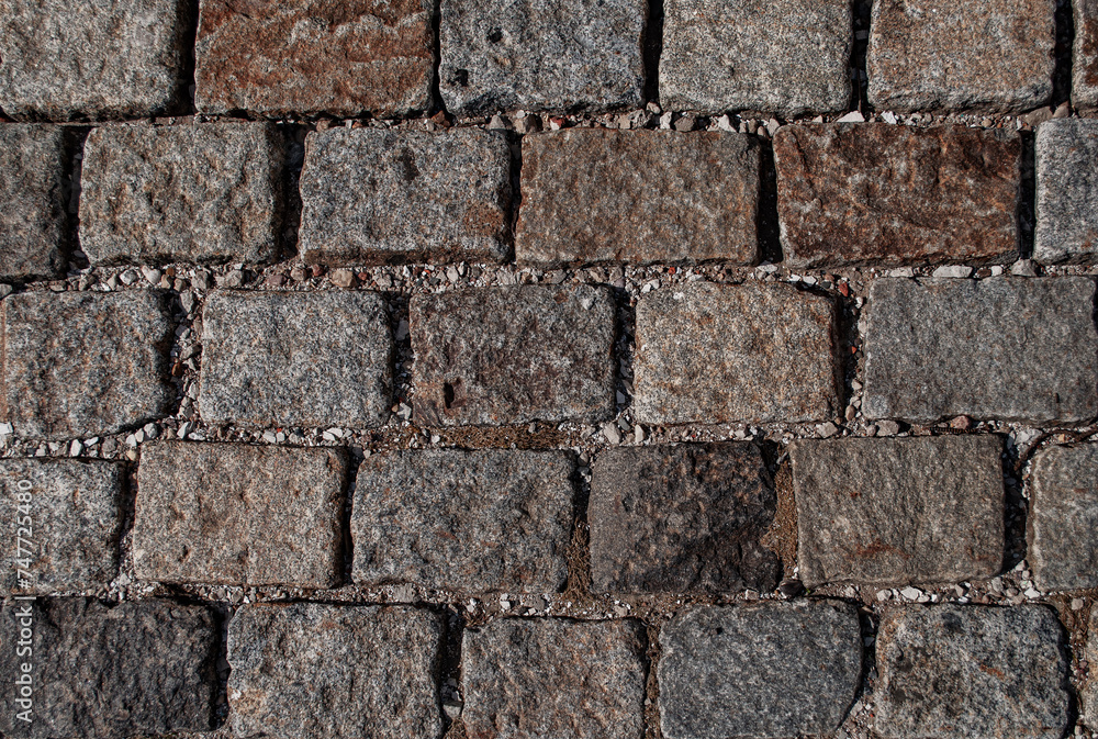 Grey stone pavement background Grey stone pavement background