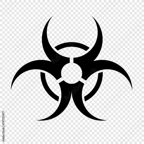 biohazard logo and icon vector