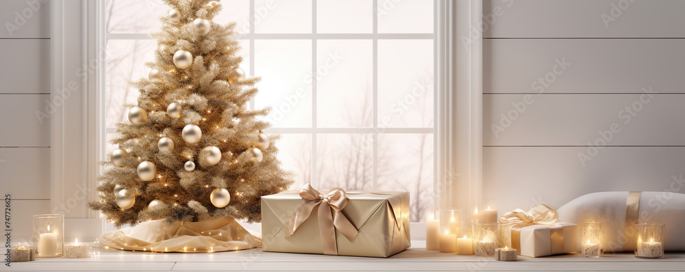 christmas tree with gifts christmas tree with gifts