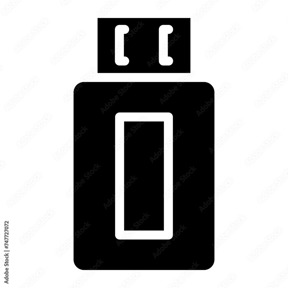 Flashdisk. External Memory icon. Simple and isolated style on blank background. Colors can be edited. Flashdisk. External Memory icon. Simple and isolated style on blank background. Colors can be edited.