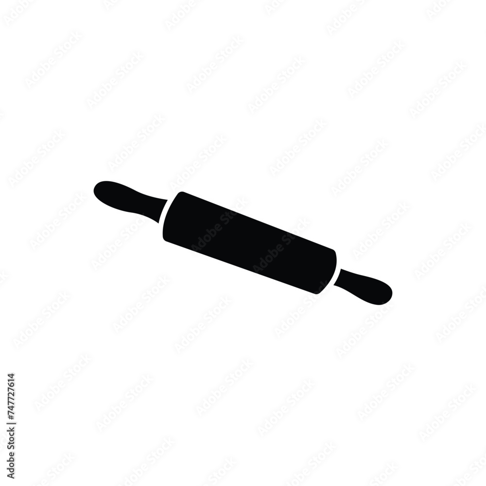 Rolling pin logo icon