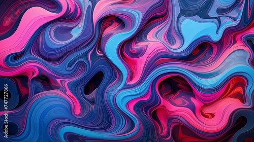 swirling red and blue design background