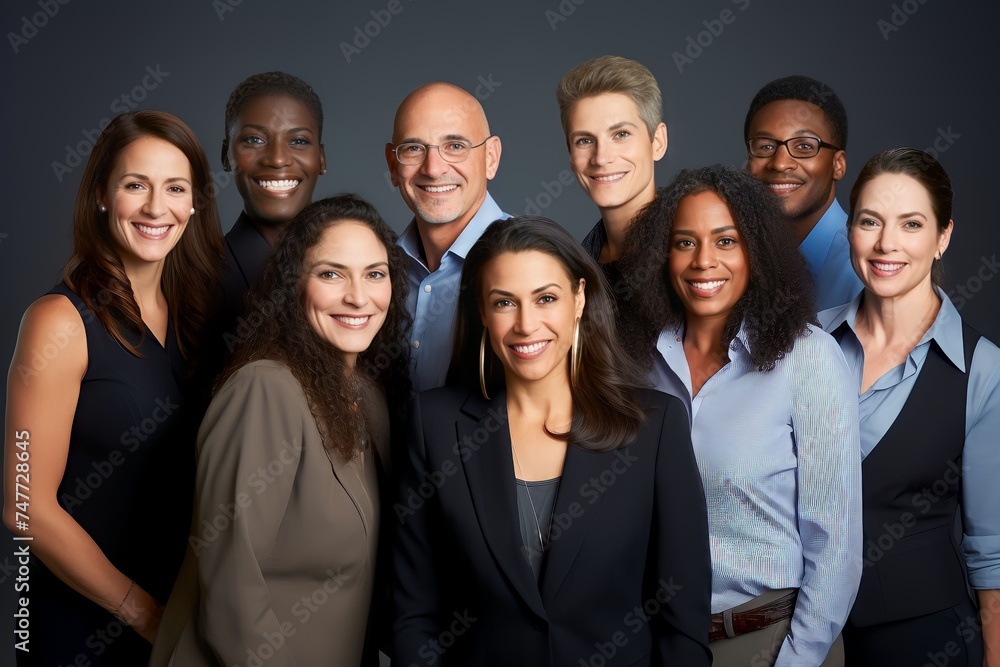 A group of officer taking picture together at the office
A group of officer taking picture together at the office