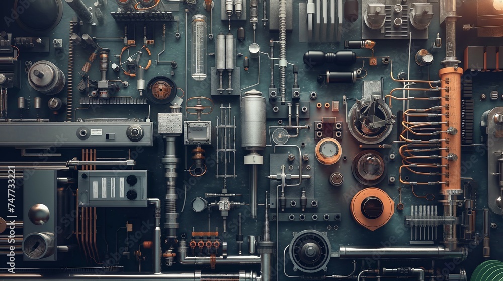 Scientific Discovery Unveiled: Intricate Experimental Equipment in a Research Lab Scientific Discovery Unveiled: Intricate Experimental Equipment in a Research Lab