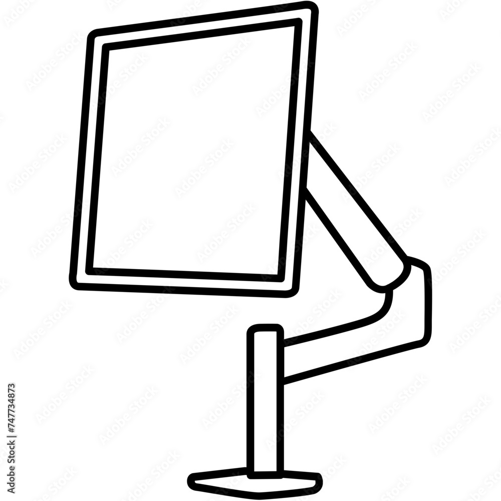 Monitor Stand Icon Monitor Stand Icon