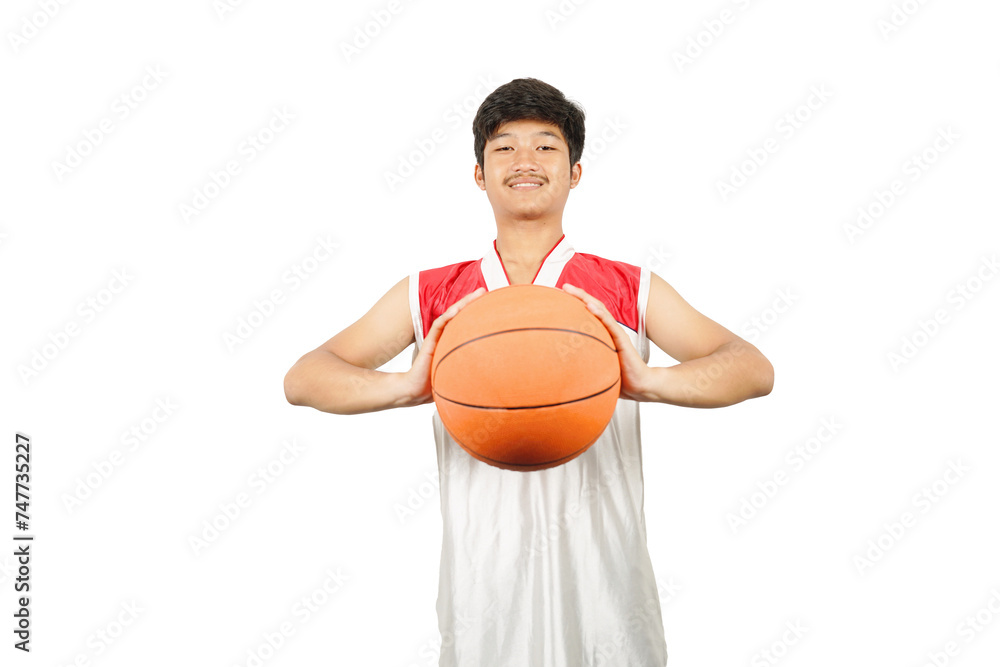 Portrait of a man playing basketball Portrait of a man playing basketball