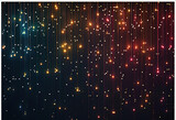glitter particles background effect for luxury on black background. Created with Ai