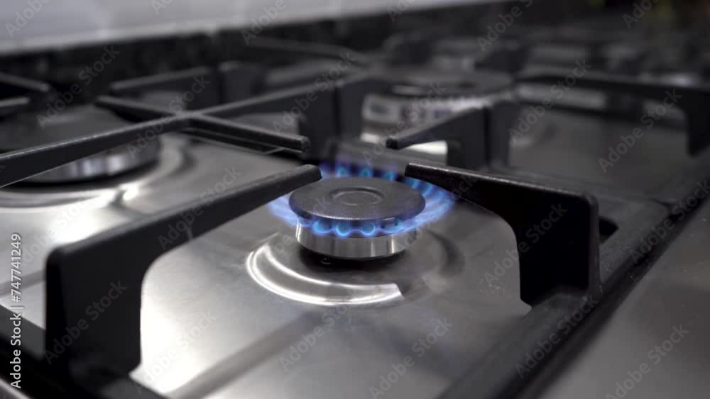 Encendido electrónico de hornallas de estufa a gas natural con llama azul Encendido electrónico de hornallas de estufa a gas natural con llama azul