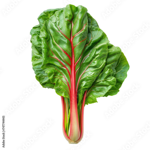 Photo of chard isolated on transparent background