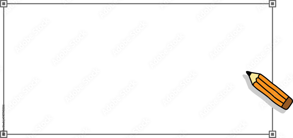 Fototapeta premium Empty notepad square frame, 빈 메모장 사각프레임