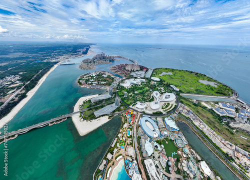 Wallpaper Mural Characteristic building of Ocean Flower Island Sea Park in Zhanzhou, Hainan, China Torontodigital.ca