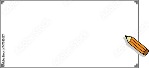 Empty notepad square frame, 빈 메모장 사각프레임