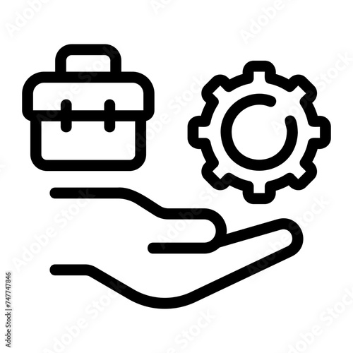 responsability line icon