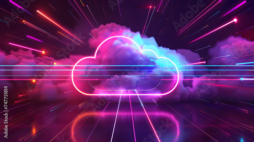Wolkenzauber: Die Kunst des Cloud-Computings illustriert