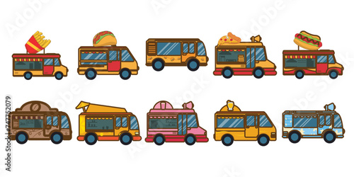 Food Truck Element Set