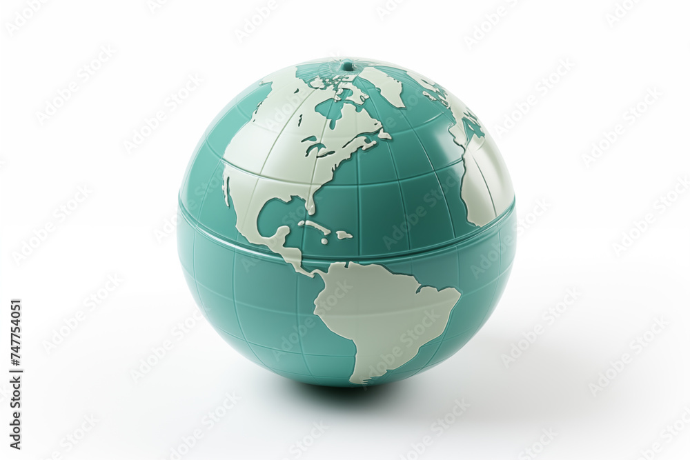 Globe isolated on white background. Globe isolated on white background.